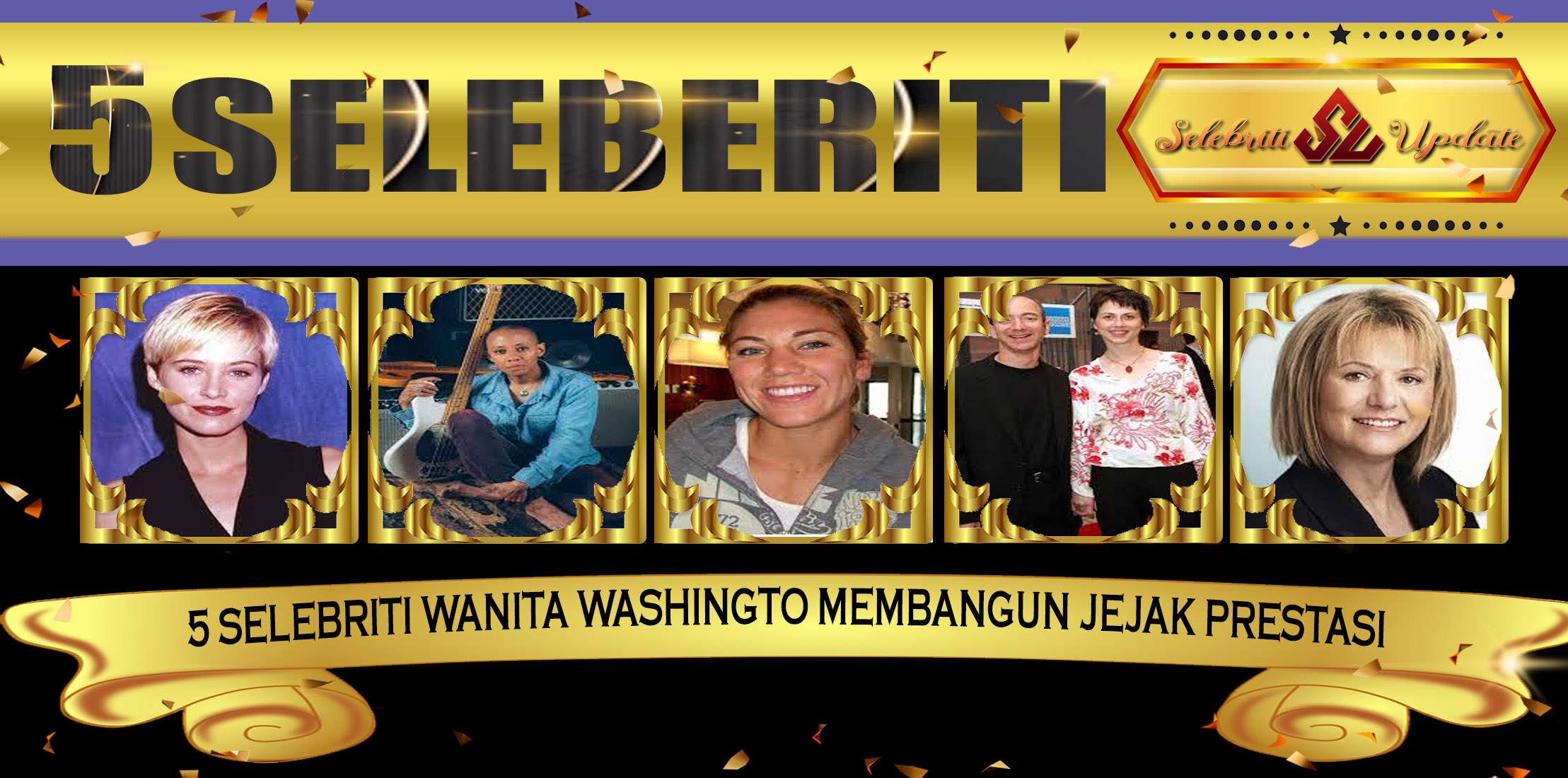 5 Selebriti Wanita Washington