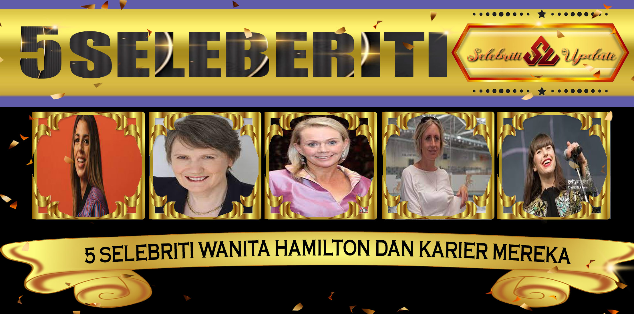 5 Selebriti Wanita Hamilton