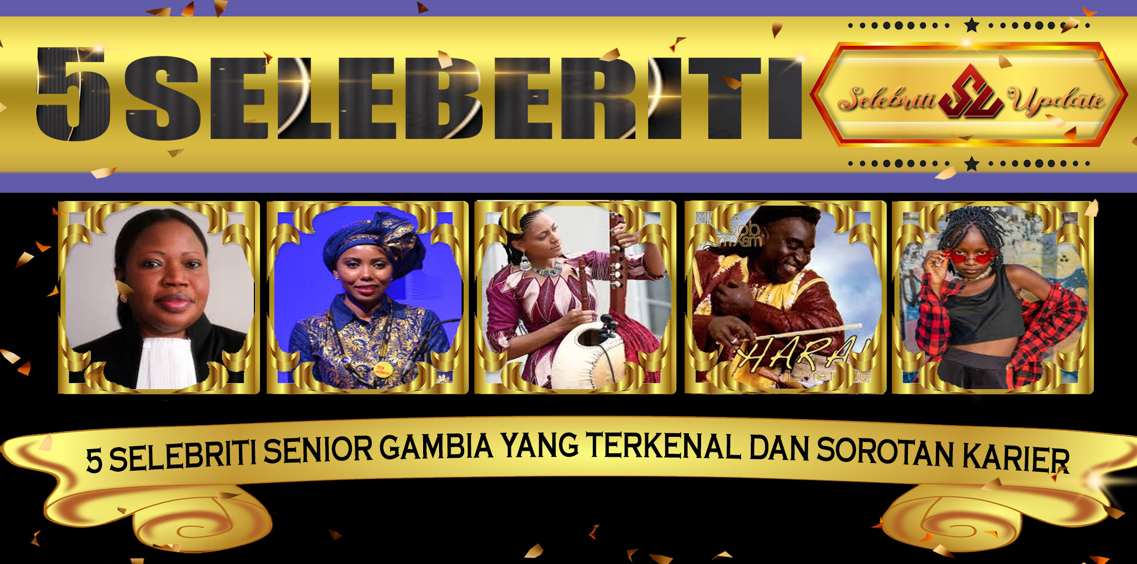 5 Selebriti Senior Gambia yang Terkenal dan Sorotan Karier